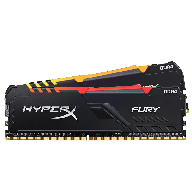 Оперативная память Kingston HyperX FURY DDR4 RGB 2400 МГц 2666 3000 3200 3466 DIMM XMP Память ddr4 для