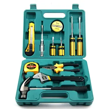12PCS/SET Car Repair Tool Household Hand Tools Kit Hardware Kit Hammer Wrench Cutting Pliers Measuring Emergency Tool 
12PCS/SET Car Repair Tool Household Hand Tools Kit Hardware Kit Hammer Wrench Cutting Pliers Measuring Emergency Tool