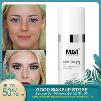 1pcs Color Changing Foundation Cream Natural Self-adjusts Full Coverage Base Powder solution Makeup Nude Professional Concealing
1pcs Color Changing Foundation Cream Natural Self-adjusts Full Coverage Base Powder solution Makeup Nude Professional Concealing