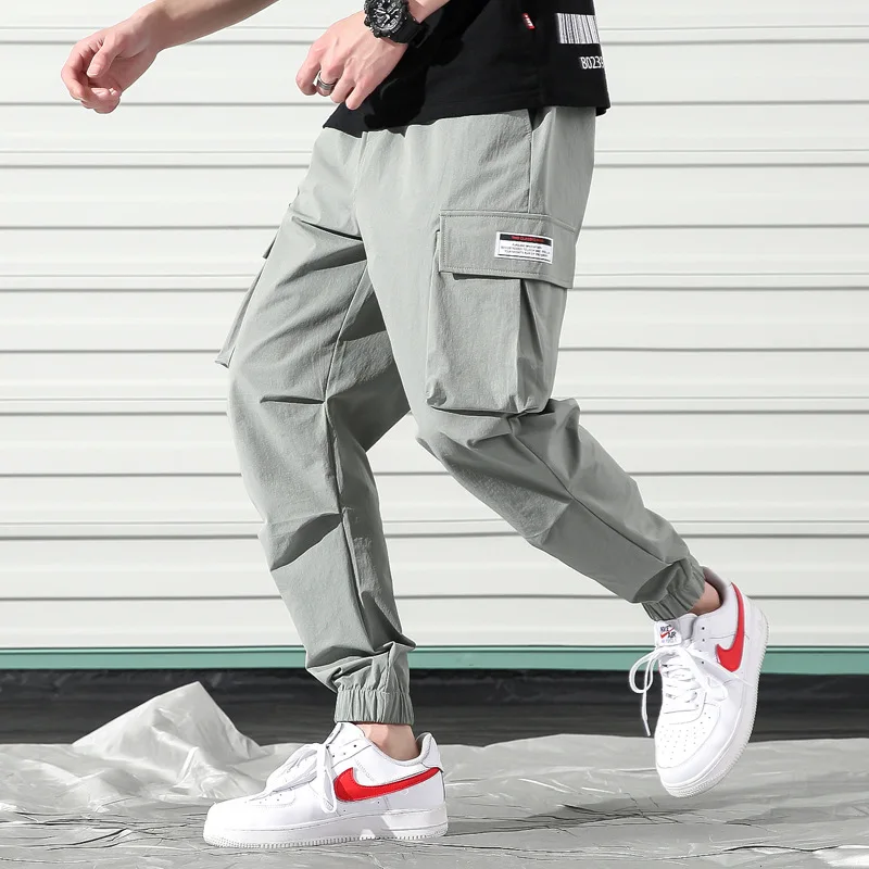Bib Overall Men's Summer Thin Section 9 Pants Men's Versatile Capri Ankle Banded Pants Slim Fit Casual Pants Fashion Man Network
Bib Overall Men's Summer Thin Section 9 Pants Men's Versatile Capri Ankle Banded Pants Slim Fit Casual Pants Fashion Man Network