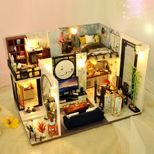 Wooden Miniature Dollhouse Kit Diy Doll House With Furniture Chinese Style Little House Dolls Toys For Children Christmas Goods
Wooden Miniature Dollhouse Kit Diy Doll House With Furniture Chinese Style Little House Dolls Toys For Children Christmas Goods