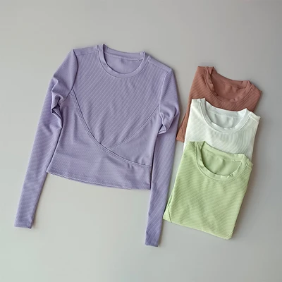 Sport Fitness Women Long Sleeve Seamless Autumn Outfits Yoga Gym Training Workout Crop Top T-Shirts Camisole Clothing Wear
Sport Fitness Women Long Sleeve Seamless Autumn Outfits Yoga Gym Training Workout Crop Top T-Shirts Camisole Clothing Wear