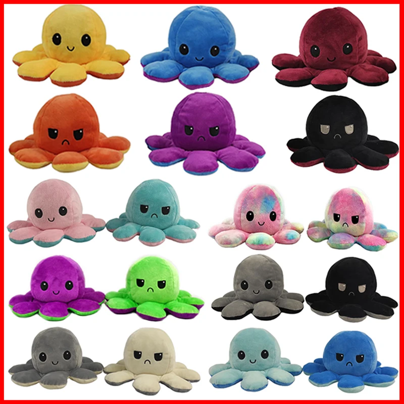 Cute Soft Simulation reversible octopus plush Kid Christma Gift Double-sided Flip Plush Toy Chirdren Birthday Gift fast shipping
Cute Soft Simulation reversible octopus plush Kid Christma Gift Double-sided Flip Plush Toy Chirdren Birthday Gift fast shipping