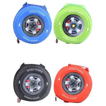 3D Cartoon Car Tyre Shape Child Backpack Kid Zipper Bag Fashion Schoolbag Tote Bag Baby Backpack Personality Cute 
3D Cartoon Car Tyre Shape Child Backpack Kid Zipper Bag Fashion Schoolbag Tote Bag Baby Backpack Personality Cute