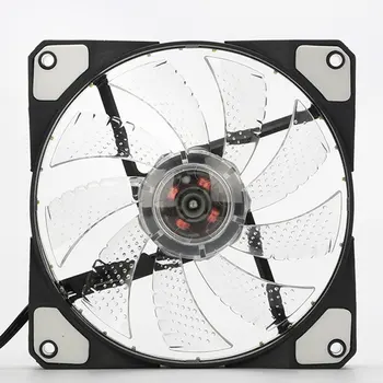 120mm 15 LED Ultra Silent Computer PC Case Cooling Fan CPU Cooler 12V With Rubber Quiet Molex Connector 3/4Pin Plug Fans Cooler
120mm 15 LED Ultra Silent Computer PC Case Cooling Fan CPU Cooler 12V With Rubber Quiet Molex Connector 3/4Pin Plug Fans Cooler