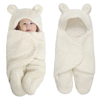 Baby Sleeping Bags Soft Plush Blanket Cute Bear Swaddle Wrap For Infant Newborns 3-6 Months Split-legged Swaddles Warmth
Baby Sleeping Bags Soft Plush Blanket Cute Bear Swaddle Wrap For Infant Newborns 3-6 Months Split-legged Swaddles Warmth