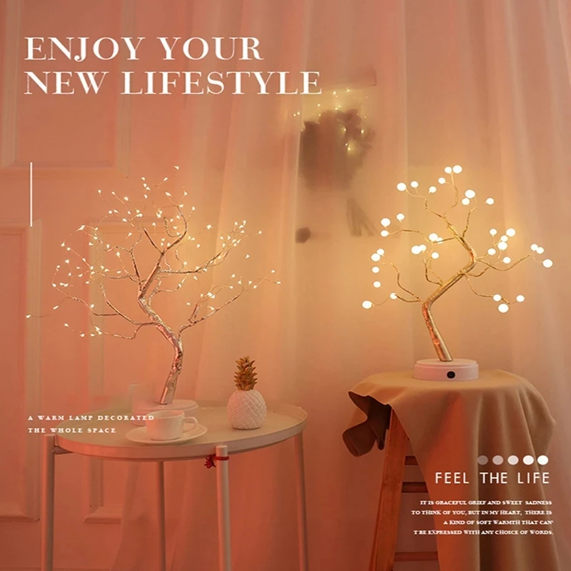 DIY LED Night Light Mini Christmas Tree, Desk Table Decor 108 LED Head Lights for Home,Gift, Indoor,Wedding Party, Decoration
DIY LED Night Light Mini Christmas Tree, Desk Table Decor 108 LED Head Lights for Home,Gift, Indoor,Wedding Party, Decoration