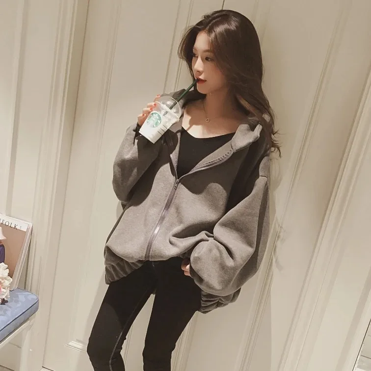 Harajuku Sweatshirt Coats Women's Sweatshirt Loose Hoodies Women Plus Size Hoodies Pullover With Full Zip Thickening Plus Velvet
Harajuku Sweatshirt Coats Women's Sweatshirt Loose Hoodies Women Plus Size Hoodies Pullover With Full Zip Thickening Plus Velvet