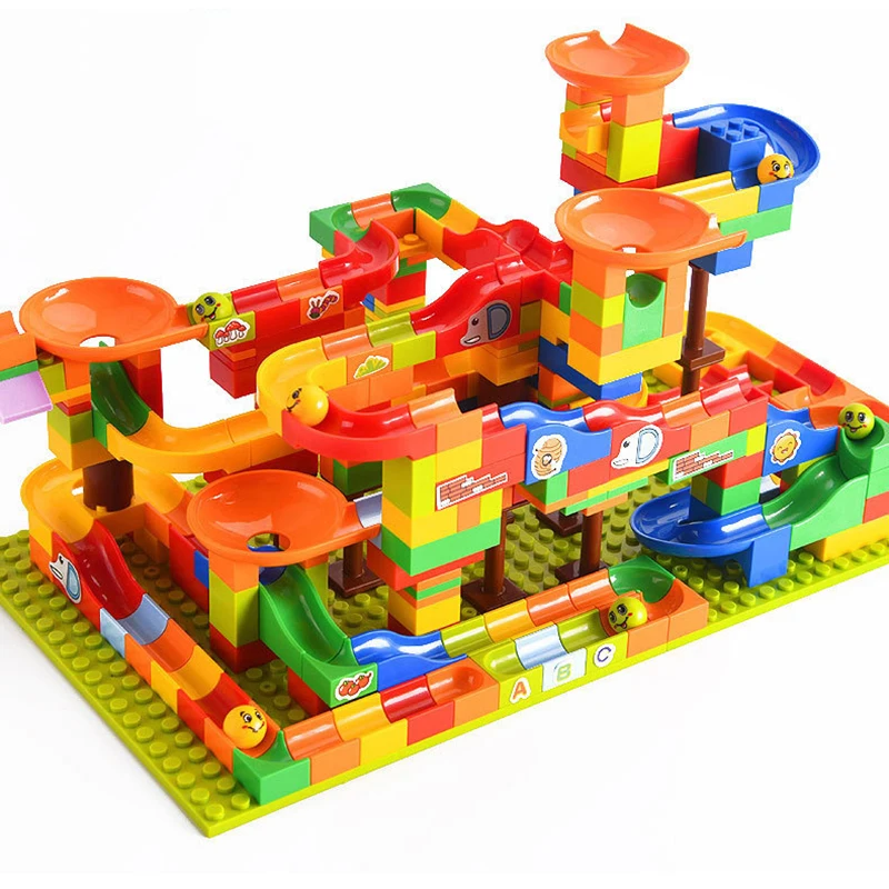 128Pcs Building Blocks City Bricks Bulk Figures Educational Toys Duploed Building Block Funnel Slide Assembly DIY Bricks Toys
128Pcs Building Blocks City Bricks Bulk Figures Educational Toys Duploed Building Block Funnel Slide Assembly DIY Bricks Toys