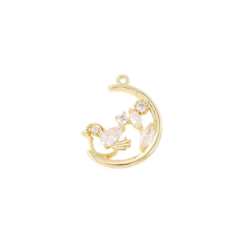 Factory Wholesale Gold Color Brass And Zircon Bird Charms Pendants Necklace And Bracelet Earring Diy Jewelry Accessories
Factory Wholesale Gold Color Brass And Zircon Bird Charms Pendants Necklace And Bracelet Earring Diy Jewelry Accessories