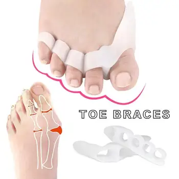 Foot Care Toe Bunion Corrector Toe Protector Silicone Thumb Hallux Valgus Protector Preventing BlistersToe Separators 1pair
Foot Care Toe Bunion Corrector Toe Protector Silicone Thumb Hallux Valgus Protector Preventing BlistersToe Separators 1pair