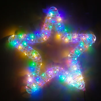 Christmas Pentagram LED Light Holiday Lighting Star Night Lamp Decoration Party Wedding Home Garden Living Room Ornaments 
Christmas Pentagram LED Light Holiday Lighting Star Night Lamp Decoration Party Wedding Home Garden Living Room Ornaments