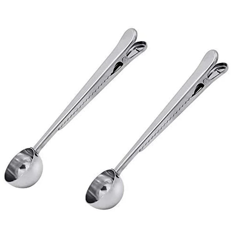 Multifunctional Coffee Spoon with Clip, Tea and Coffee Spoon Holders, Coffee Spoon and Coffee Bag Holder(2Pcs,Silver)
Multifunctional Coffee Spoon with Clip, Tea and Coffee Spoon Holders, Coffee Spoon and Coffee Bag Holder(2Pcs,Silver)