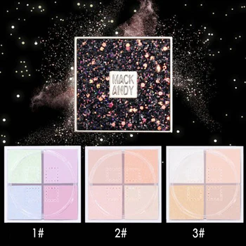 Mack Andy Four-square Grid Set Powder Loose Powder Matte Oil Control Concealer Face Makeup Four Color Makeup Loose Powder TSLM1
Mack Andy Four-square Grid Set Powder Loose Powder Matte Oil Control Concealer Face Makeup Four Color Makeup Loose Powder TSLM1
