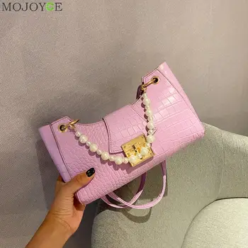 Classic Texture Portable PU Leather Women Messenger Handbags Creative Design Chic Pearl Tote Lady Solid Shoulder Bag
Classic Texture Portable PU Leather Women Messenger Handbags Creative Design Chic Pearl Tote Lady Solid Shoulder Bag