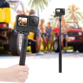 Handle Bracket Mount Holder Selfie Extension Stick Portable Extendable Selfie-stick Pole Rod For Gopro Hero9 Osmo Action Camera
Handle Bracket Mount Holder Selfie Extension Stick Portable Extendable Selfie-stick Pole Rod For Gopro Hero9 Osmo Action Camera