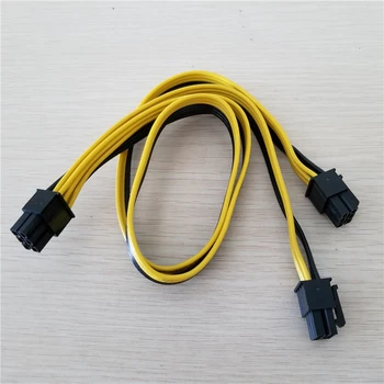 PC Desktop Computer PCIe PCI-E 6pin male 1 to 2 Graphics Video Card Power Y Splitter Flat Cable Cord 18AWG 50cm+20cm
PC Desktop Computer PCIe PCI-E 6pin male 1 to 2 Graphics Video Card Power Y Splitter Flat Cable Cord 18AWG 50cm+20cm