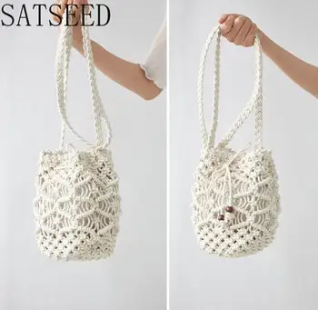 INS Forest Department Literature and Art Fan Small Fresh Handmade Cotton Bucket Bag Retro Shoulder Bag Woven Female
INS Forest Department Literature and Art Fan Small Fresh Handmade Cotton Bucket Bag Retro Shoulder Bag Woven Female