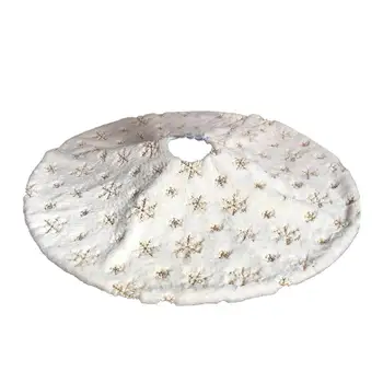 Silver Snowflake Christmas Tree Skirt Festival Decors Supplies For Indoor Outdoor Use Carpet Merry Christmas New Year Decor
Silver Snowflake Christmas Tree Skirt Festival Decors Supplies For Indoor Outdoor Use Carpet Merry Christmas New Year Decor