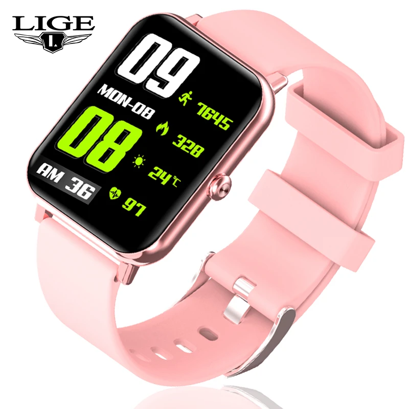 LIGE 2021 Full Touch Women Smart Watch Heart Rate Blood Pressure Watches Sport Fitness Tracker Smart Watch Women For Android IOS
LIGE 2021 Full Touch Women Smart Watch Heart Rate Blood Pressure Watches Sport Fitness Tracker Smart Watch Women For Android IOS