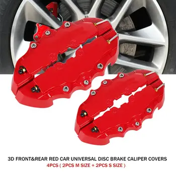 4PCS 3D Red Car Universal Disc Brake Caliper Covers Front & Rear Accessories Kit
4PCS 3D Red Car Universal Disc Brake Caliper Covers Front & Rear Accessories Kit