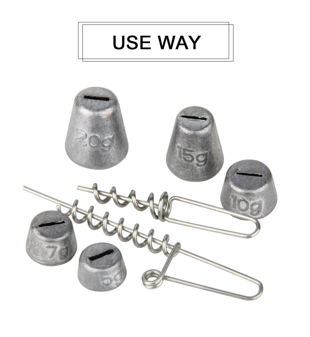 Lead Sinkers Weights (4)