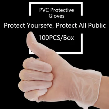 100pcs Disposable PVC Gloves Household Anti Pollution Tattoo Inspection Guanti Food Beauty Glove Prevent Contact Infection
100pcs Disposable PVC Gloves Household Anti Pollution Tattoo Inspection Guanti Food Beauty Glove Prevent Contact Infection