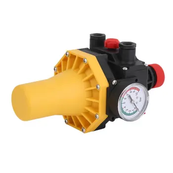 Waterproof Pressure Switch Adjustable Water Pump Automatic Pressure Control Electronic Switch With Pressure Gauge Max.10 Bar
Waterproof Pressure Switch Adjustable Water Pump Automatic Pressure Control Electronic Switch With Pressure Gauge Max.10 Bar