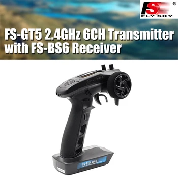 Flysky FS-GT5 2.4G 6CH Gyro Remote Controller Transmitter with BS6 Receiver Built-in Gyro Stabilization System for RC Car Boat
Flysky FS-GT5 2.4G 6CH Gyro Remote Controller Transmitter with BS6 Receiver Built-in Gyro Stabilization System for RC Car Boat