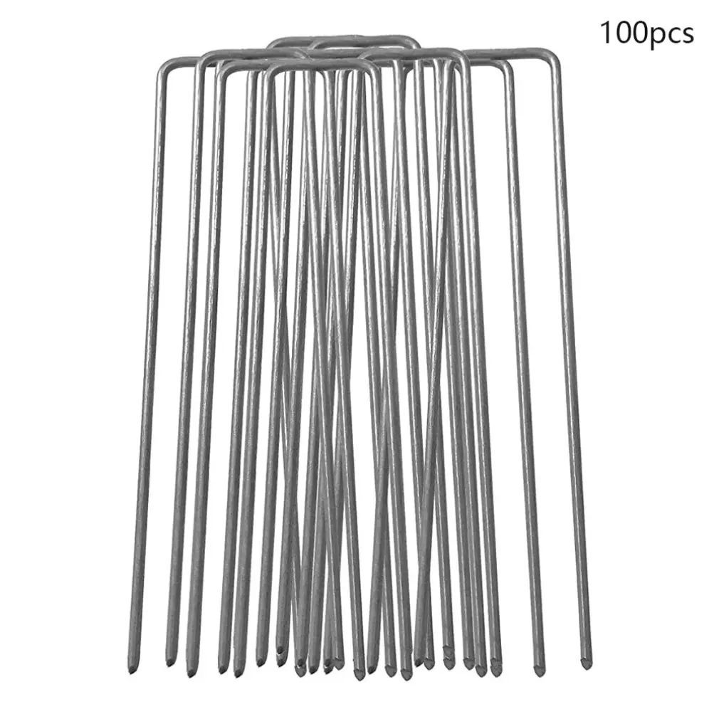 100Pcs Gardening Tools U-Shaped Ground Nail Fixing Nail Cloth Shade Net Nail Gardening Tools Fixing Nail Greenhouse Film
100Pcs Gardening Tools U-Shaped Ground Nail Fixing Nail Cloth Shade Net Nail Gardening Tools Fixing Nail Greenhouse Film