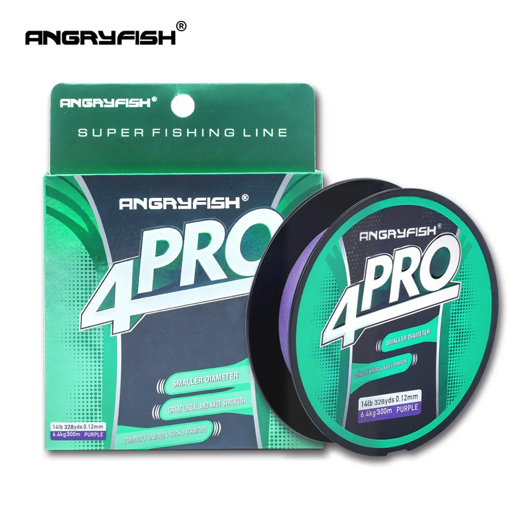 Angryfish New Pro 4x 300M Braided Fishing Line Super Strong Zero Stretch High Performance Smaller Diameter Improved Braided Line
Angryfish New Pro 4x 300M Braided Fishing Line Super Strong Zero Stretch High Performance Smaller Diameter Improved Braided Line