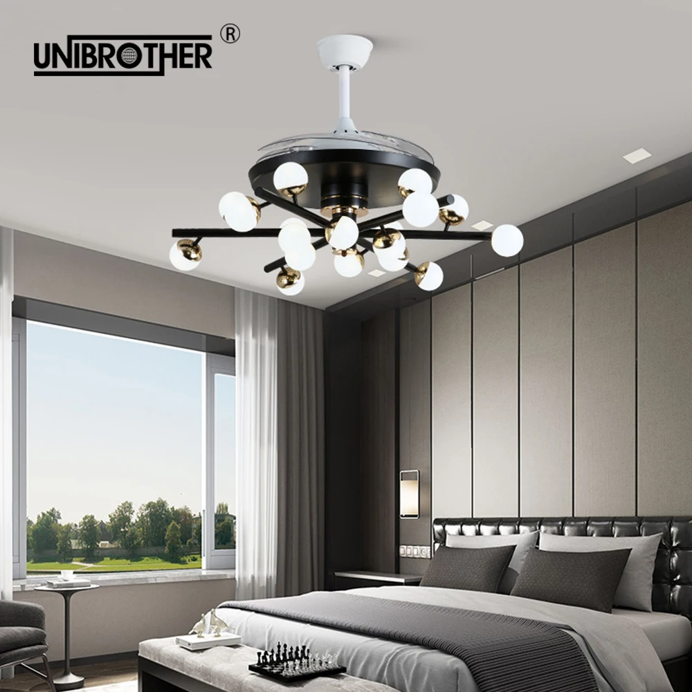 Sleep wind 42 inch led ceiling fan lamp light silent Inverter remote control lamps bedroom decorations Nordic lighting fixture
Sleep wind 42 inch led ceiling fan lamp light silent Inverter remote control lamps bedroom decorations Nordic lighting fixture