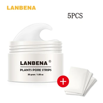 LANBENA New Style Blackhead Remover Nose Mask Pore Strip Black Mask Peeling Acne Treatment Black Deep Cleansing Skin Care 5PCS
LANBENA New Style Blackhead Remover Nose Mask Pore Strip Black Mask Peeling Acne Treatment Black Deep Cleansing Skin Care 5PCS