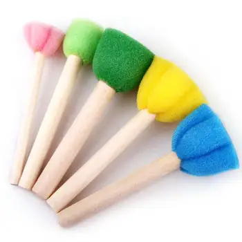 Drawing Toy Flower Brush Stamp Kids Painting 4PCs DIY Graffiti Funny Sponge Art Brushes Educational Children Graffiti Brush 
Drawing Toy Flower Brush Stamp Kids Painting 4PCs DIY Graffiti Funny Sponge Art Brushes Educational Children Graffiti Brush