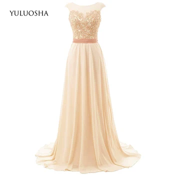 YULUOSHA New Sexy Bridesmaid Dresses O-Neck Sleeveless Backless Simple Long Chiffon Wedding Party Formal Gowns Vestidos De Festa
YULUOSHA New Sexy Bridesmaid Dresses O-Neck Sleeveless Backless Simple Long Chiffon Wedding Party Formal Gowns Vestidos De Festa