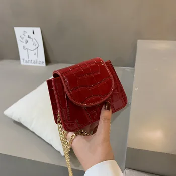 GW 2020 New Korean Fashion Trend Stone Pattern Buckle Small Square Shoulder Crossbody Bag Ladies Crocodile Skin Designer Bags 
GW 2020 New Korean Fashion Trend Stone Pattern Buckle Small Square Shoulder Crossbody Bag Ladies Crocodile Skin Designer Bags