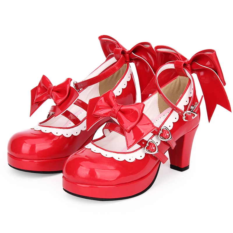New Japanese Style Lolita Shoes Women Girls Princess Shoes Sweet Heel Shoes w/Bowknot Anime Cosplay Shoes Euro Size 35-47
New Japanese Style Lolita Shoes Women Girls Princess Shoes Sweet Heel Shoes w/Bowknot Anime Cosplay Shoes Euro Size 35-47