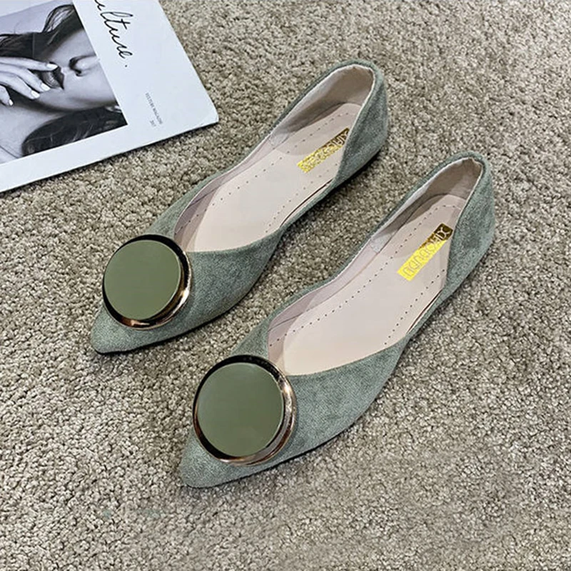 Office Lady Flat Work Shoes Fashion Casual Pointed Toe Flats Spring Summer Candy Color Slip On Women Elegant Party Zapatos New
Office Lady Flat Work Shoes Fashion Casual Pointed Toe Flats Spring Summer Candy Color Slip On Women Elegant Party Zapatos New