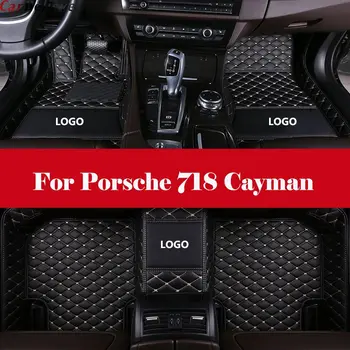 Automotive interior Double layer Carpet Car Floor Mats Front& Rear Liner Leather Auto Mats For Porsche 718 Cayman 
Automotive interior Double layer Carpet Car Floor Mats Front& Rear Liner Leather Auto Mats For Porsche 718 Cayman