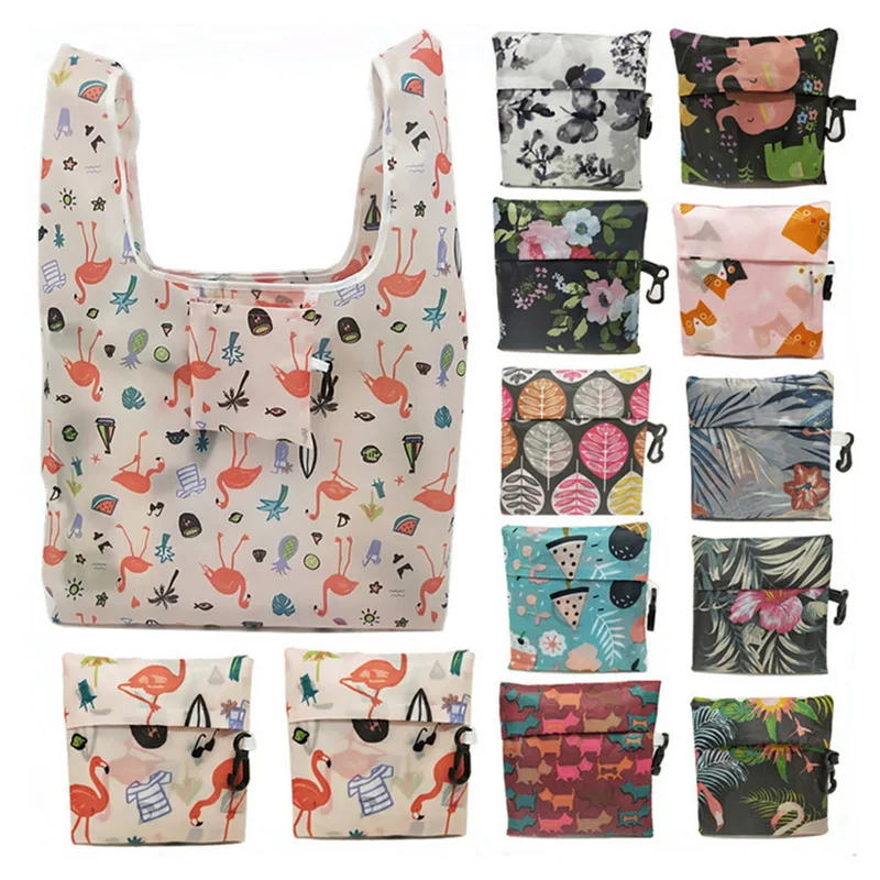 New Printing Foldable Shopping Bag Large Eco Reusable Portable Shoulder Handbag for Travel Grocery Waterproof Folding Pouch
New Printing Foldable Shopping Bag Large Eco Reusable Portable Shoulder Handbag for Travel Grocery Waterproof Folding Pouch