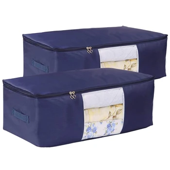 Comforter Storage Bags Pack of 2,Pillow Beddings/Blanket Clothes Organizer Storage Containers with Zippers,Breathable and Moistu
Comforter Storage Bags Pack of 2,Pillow Beddings/Blanket Clothes Organizer Storage Containers with Zippers,Breathable and Moistu