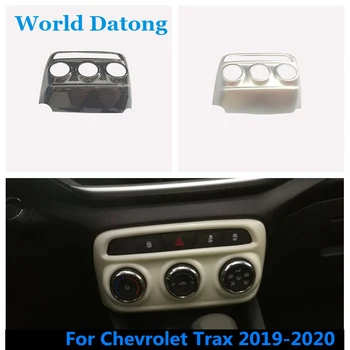 For Chevrolet Trax 2019-2020 door interior Air conditioning control panel ABS Frame Carbon fiber / Matte silver
For Chevrolet Trax 2019-2020 door interior Air conditioning control panel ABS Frame Carbon fiber / Matte silver
