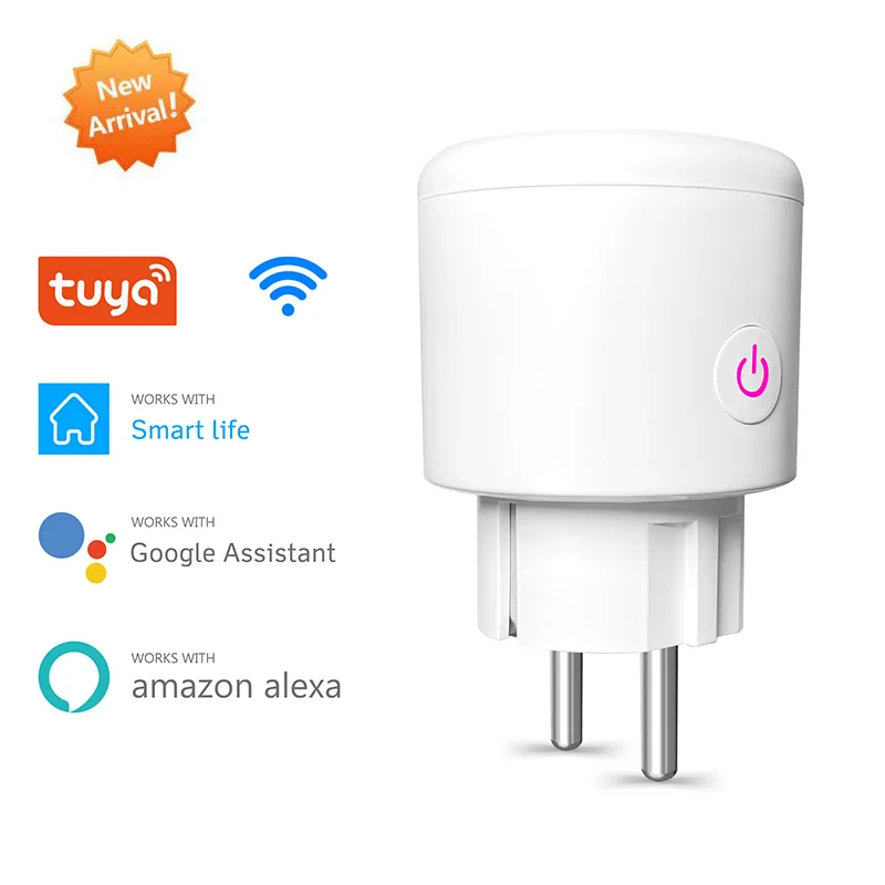 Smart Plug WiFi Socket EU 16A Power Monitor Timing Function Tuya SmartLife APP Control Works With Alexa Google Assistant
Smart Plug WiFi Socket EU 16A Power Monitor Timing Function Tuya SmartLife APP Control Works With Alexa Google Assistant