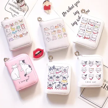 New Arrival Women's cute cats Print Wallet Fashion Zipper small Clutch Bag Multi-card mini Wallet Purse Carteira Feminina
New Arrival Women's cute cats Print Wallet Fashion Zipper small Clutch Bag Multi-card mini Wallet Purse Carteira Feminina