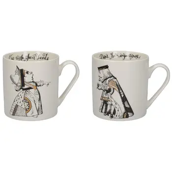 Alice in Wonderland mug King and Queen (set of 2 pcs) 350 ml
Alice in Wonderland mug King and Queen (set of 2 pcs) 350 ml
