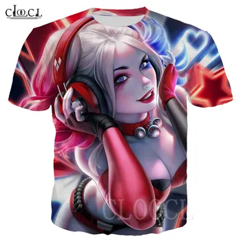 Movie Harley Quinn Funny T-shirts Men Women Casual Fashion T Shirts 3D Printed Clown Tshirt Sweatshirts Sportswear New Tees Tops 
Movie Harley Quinn Funny T-shirts Men Women Casual Fashion T Shirts 3D Printed Clown Tshirt Sweatshirts Sportswear New Tees Tops
