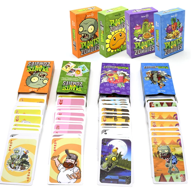 55pcs Plants vs Zombie Characters Poker Cards PVZ Game Card Poker Game Board Game Card Creative Gift
55pcs Plants vs Zombie Characters Poker Cards PVZ Game Card Poker Game Board Game Card Creative Gift