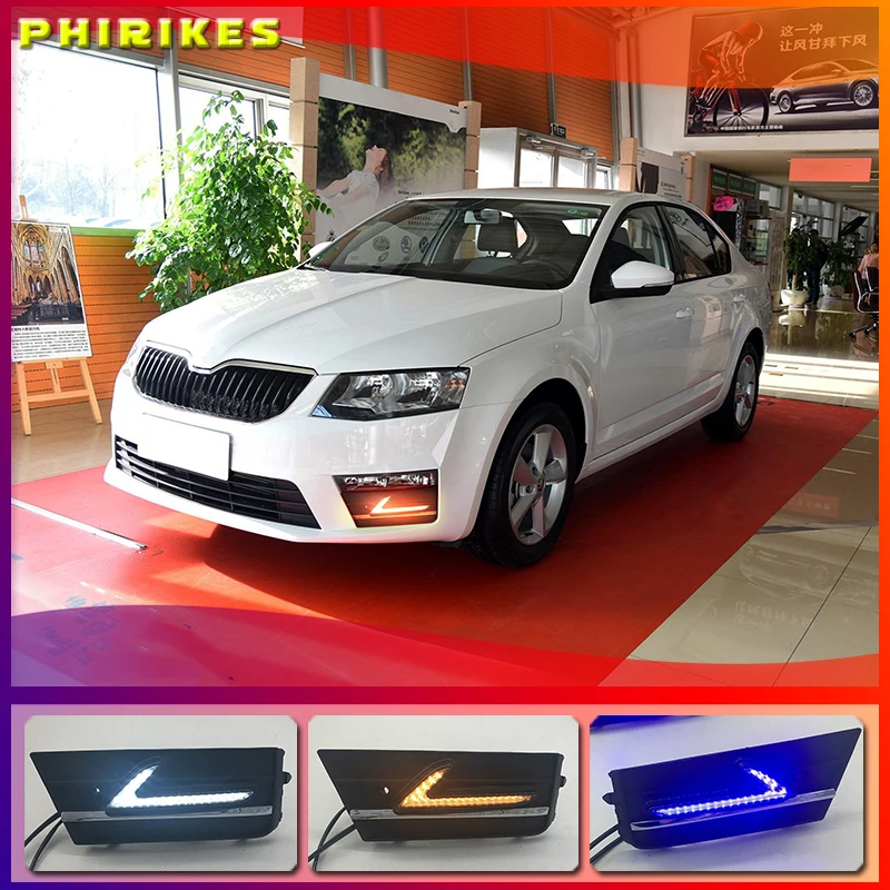 Автомобильные аксессуары для Skoda Octavia 2017, водонепроницаемые противотуманные фары 12 В DRL, декоративные светодиодные дневные ходосветильник 
Автомобильные аксессуары для Skoda Octavia 2017, водонепроницаемые противотуманные фары 12 В DRL, декоративные светодиодные дневные ходосветильник