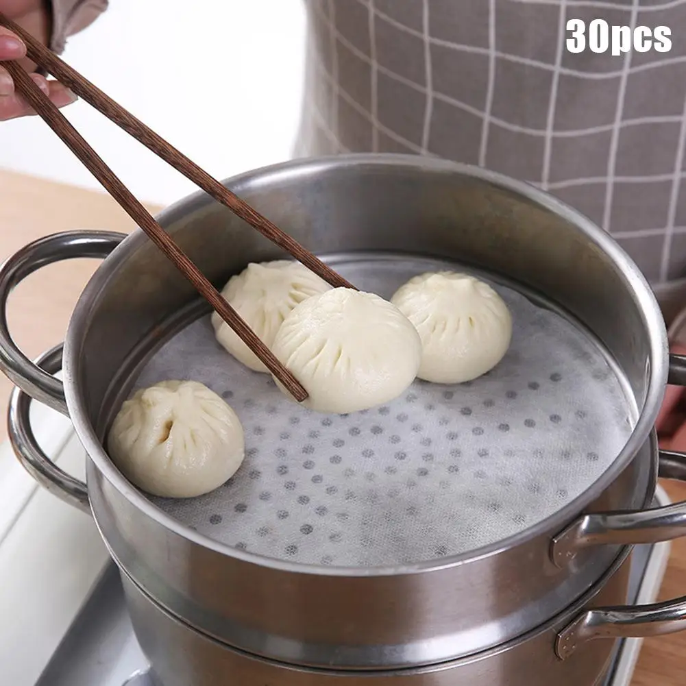 30Pcs Kitchen Disposable Round Non-Stick Silicone Steamer Pad White Dim Paper Home Restaurant Steamers Mat Kitchen Cooking Tools
30Pcs Kitchen Disposable Round Non-Stick Silicone Steamer Pad White Dim Paper Home Restaurant Steamers Mat Kitchen Cooking Tools