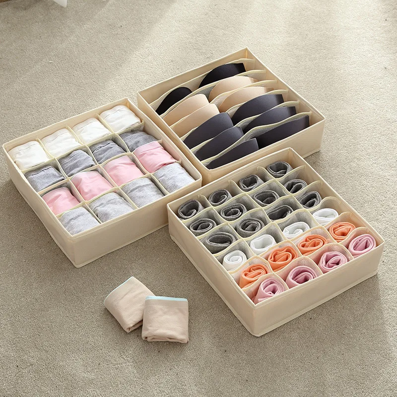 Storage Boxes Underwear Bras Sorting Organizer Box Socks Storage Organizer Dormitory Washable Storage Bag
Storage Boxes Underwear Bras Sorting Organizer Box Socks Storage Organizer Dormitory Washable Storage Bag